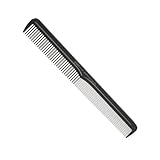 Kent Hairdressing Salon Coarse Fine Toothed 184mm Master Barber Hair Comb by Kent
