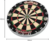 WINMAU Diamond Bristle Dartboard One Colour 3011 view 8