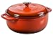 Lodge EC6D68 Enameled Cast Iron Dutch Oven, 6-Quart, Poppy