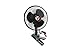 ABN Mini Car Fan – Portable Clip On 12V Fan with 90-Degree Rotation, Cigarette Lighter Power Outlet for Cooling Vehicle