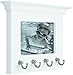 LIBERTY PFKEYR-WSN-R Picture Frame with 4 Key Hooks, 6