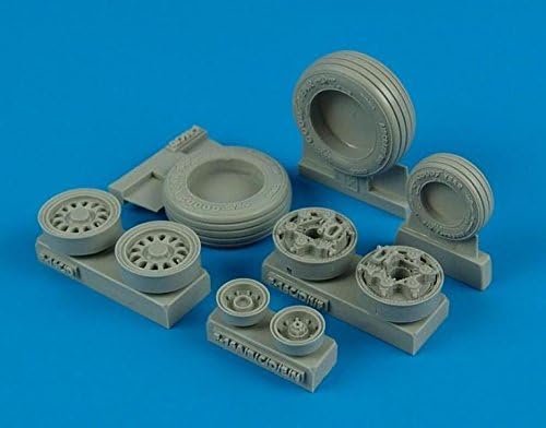 Wheelliant 1:32 F-16 C/CJ FIghting Falcon Weighted Wheels for Tamiya Kit #132002