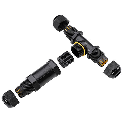 SSC-LUXon® wCable Set mit 3 x Verbindungsmuffen T-Stück IP68 Wasserdicht 5-polig - Verbindungsboxen T-Form - Kabel Ø 4… – Bild 4