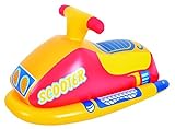 Balance Living® Inflatable Scooter Rider Pool Toy (31”L x 13”W) - Yellow