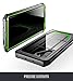 Poetic Galaxy Note 10 Rugged Clear Case, Full-Body Hybrid Bumper Cover, Support Wireless Charging, Without Built-in-Screen Protector, Guardian Series, Case for Samsung Galaxy Note 10, Green
