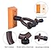 VEIDIA 6-Pack Guitar Stands Guitar Holders Guitar Wall Mounts Hardwood Guitar Hanger Wall Hooks with Screws for All Size Guitars, Bass, Mandolin, Banjo, Ukulele