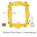 Peephole Frame, Like Monica's Door Frame,100% Handmade Yellow Door Frame What You Want and It's Great Present for a Fan (US-phole Frame-US)