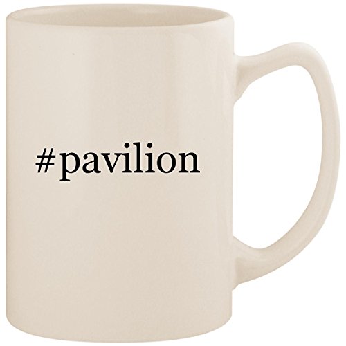 #pavilion - White Hashtag 14oz Ceramic Statesman Coffee Mug Cup