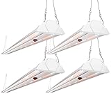 FREELICHT 4 Pack 4ft LED Grow Light, 60W