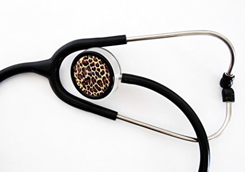 Great For Veterinarians Black Leopard Stethoscope