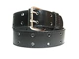CTM® Kids Leather Two Hole Perforated Jean Belt