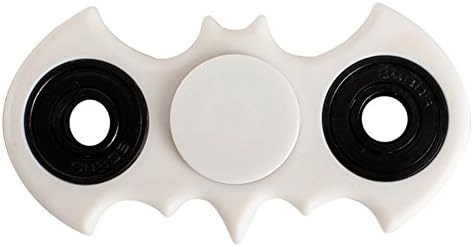 Batmen Fidget Spinner Toy Stress Reducer Hand Spinner High Speed Bearing- Perfect For ADD, ADHD, Anxiety, and Autism Adult Children (white)