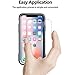 iPhone X Screen Protector, Poetic [Full Coverage][HD Clear][Case Friendly][Anti-Fingerprint] Premium Edge-to-Edge Tempered Glass Screen Protector for Apple iPhone X (2017) (Clear)