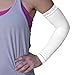 BeVisible Sports Arm Compression Sleeves For Men & Women With UV Sun Protection Cover - 1 Pair
