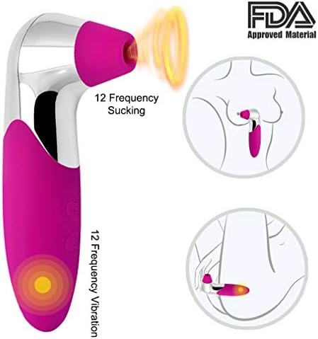 Electric Toy for Women Quiet Powerful Strong Suction with Silicone 12 Multispeed Wireless Remote Viberate Toys Mini Bullet Vibrant Toy for Women