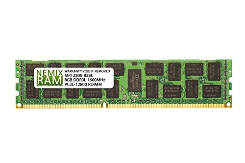 Dell Compatible SNPPKCG9C/8G A7990613 8GB (1x8GB) PC3L-12800 ECC Registered RDIMM Memory for DELL PowerEdge M620