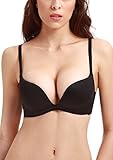 Yulee Women's Lift Padded Wire-Free Contour Push-Up T-Shirt Molded Bra