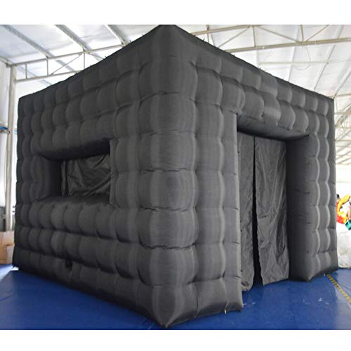 Sayok Inflatable Event Tent Inflatable Cube Tent for Advertising(Black