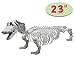 Halloween Decoration 23” Pose-N-Stay Wiener Dog Skeleton Plastic Puppy Bones with Posable Joints for Pose Skeleton Prop Indoor/Outdoor Spooky Scene Party Favors Décor.
