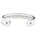 LParkin Mother of The Groom Bracelets Gift Thank You for Raising The Man of My Dreams Cuff Bracelet Mother in Law Gift