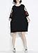 ELLAZHU Women Summer Loose Fit Embroidered Pockets T-Shirt Dress GA714