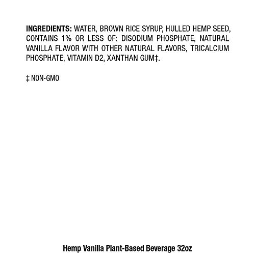 Pacific Foods Hemp Vanilla Plant-Based Beverage, 32oz, 12-pack - Thumbnail 3