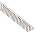 SHARPSWISS Professional Scattered Dressing Stainless Steel Silver Comb 7inches