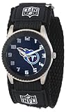 Game Time Men's 'Rookie' Quartz Metal and Nylon Casual Watch, Color:Black (Model: NFL-ROB-Ten)