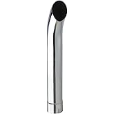 Chrome Exhaust Pipe 5"DIA, 24" Length Curved，Flared Bottom with Slot