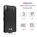 iPhone X/XS Battery Charging Case with Screen Protector,4000mAh Slim Charging Case, Compatible with Lightning Headphone & CarPlay,Sync&Charge,Extended Charger Backup case for iPhone X/Xs 5.8 inch.