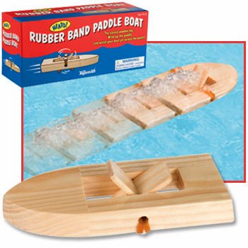 Toysmith Rubber Band Paddle Boat