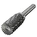 Drillpro 5Pcs 12MM Head Tungsten Carbide Rotary Point Burrs Die Grinder 6mm Shank Cutter