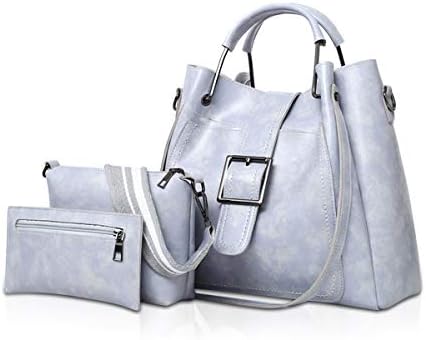 NICOLE&DORIS ハンドバッグ レディース セット 財布ショルダー ポーチ 通勤 旅行 3点セット 親子バッグ フォーマルバッグ 結婚式 プレゼント 防水 PUレザー