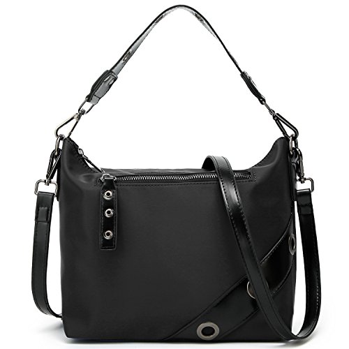 SiMYEER Crossbody Bag Purse Multi Zipper Pocket Shoulder Bag Messenger Bag for Women