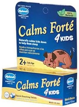 Hylands Calms Forte 4 Kid Tablet - 125 per pack -- 6 packs per case.