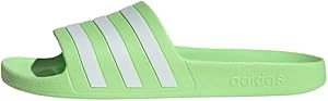 adidas Unisex Adilette Aqua Slides, Green Spark/Cloud White/Green Spark, 48.5 EU