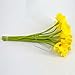 FatColo Artificial Poppy Flowers, Fresh Fake Poppy Flowers Bouquets for Wedding Holiday Bridal Home Party Decor Bridesmaid(Yellow, Piece of 10)