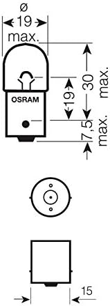 osram number plate bulb