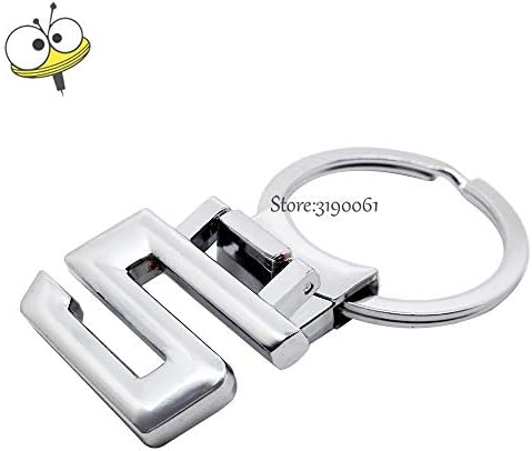Key Rings Fashion Creative Car Accessories Keychain for BMW 5 Series X5 M5 F13 F15 E36 E39 E53 E60 Silver Metal Key Holder Ring Decoration