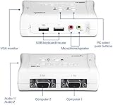 TRENDnet TK-209K 2-Port USB KVM Switch Audio Kit with Cables view 2