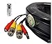WennoW 100FT BNC Male Cable for Q-See/Zmodo/Lorex/Swann/Nightowl Indoor or Outdoor CCTV Security Camera with BNC Male to Male Adapter