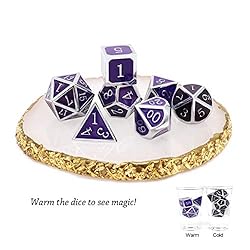 Haxtec Color Changing ByTemperature Metal DND Dice