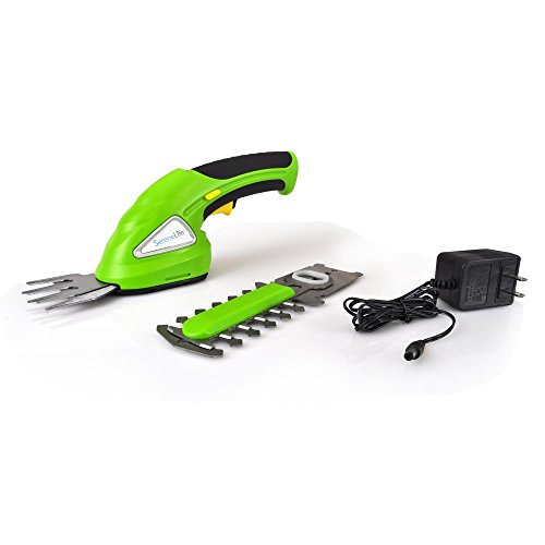 SereneLife Battery Grass Cutter Clippers Cordless Trimmer Handheld
