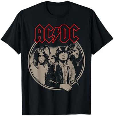 AC/DC バンドTシャツ ロゴ＆サンダーボルト AAAボディ XL Amazon.com: ACDC Vintage Lightning Bolt Logo Men's Black T-Shirt