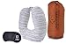 Clara Clark Best Travel Neck Pillow & Eye Shade Bundle - Memory Foam Pillow - Luxurious & Hypoallergenic - Best, Ergonomic Neck, Head & Shoulder Pain Relief Contour Pillow for Travel - Washable Cover