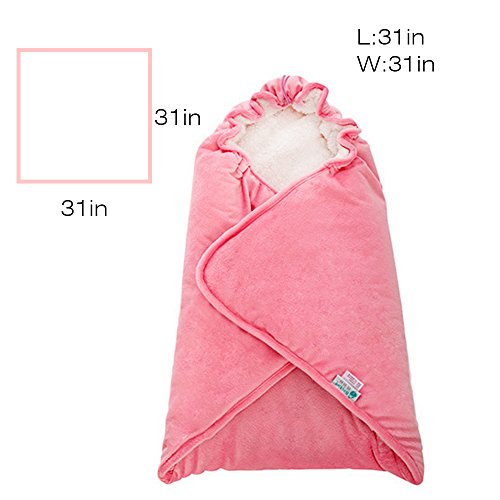 Popular Baby Sleepsack Winter Outdoor Sleepwear Robes Lovely Bag Newborn Sacks Infant Sleeping Bag Swaddling Blanket,Pink Color For 0-12 Months Newborn Kids