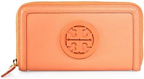 Tory Burch Amanda Continental Zip-around Wallet - Cantaloupe