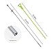 Drain Snake, Justdolife 6 Pcs Hair Drain Clog Remover Sink Cleaning Tool (3 Stainless Steel + 3 Plastic)