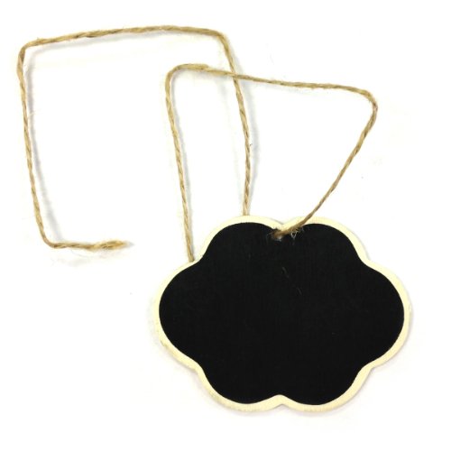 Wrapables Double Sided Chalkboard, Mini, Cloud, Set of 6