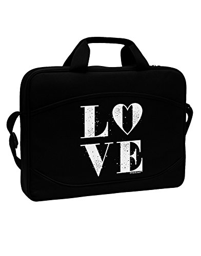 TooLoud Love Splatter 15" Dark Laptop / Tablet Case Bag